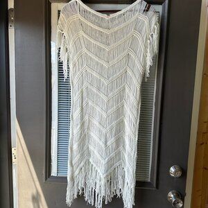 PilyQ Crochet Fringe Dress